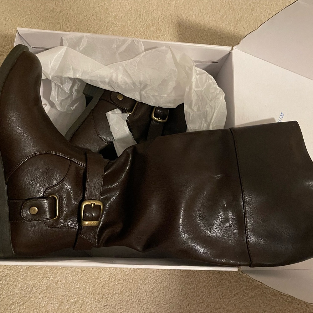 Nine West Brown Winter & Rain Boots